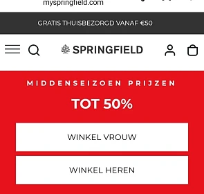 myspringfield.com middenseizoen tot -50% op e...