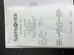 Valies van american tourister normaal €199 nu...
