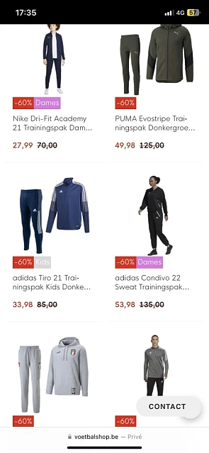 End of Season Sale Scoor tot wel 80% korting...