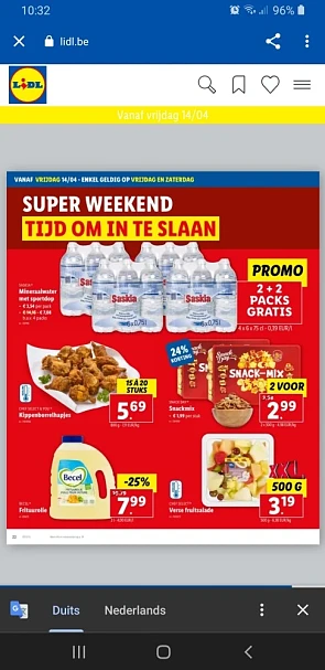 Vanaf morgen en zaterdag bij lidl leuke promo...