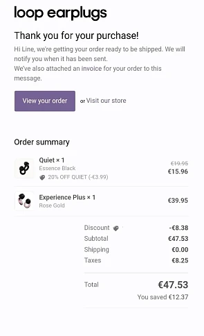 15% korting op Loop earplugs (ook op bestaand...