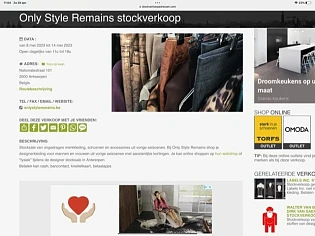 Only Style Remains stockverkoop Nationalestr...