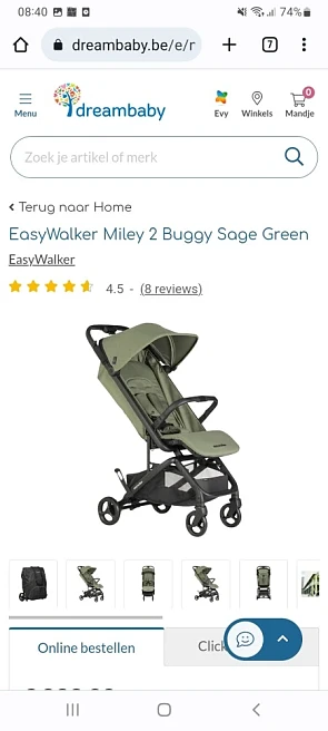 Bij aankoop v een buggy v Easywalker krijg je...