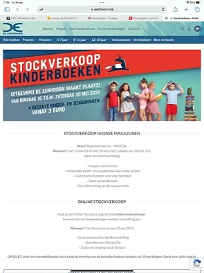 STOCKVERKOOP IN ONZE MAGAZIJNEN Waar? Begonia...