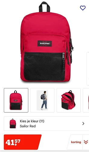 Eastpak PINNACLE Rugzak, 38 Liter bij bol ges...