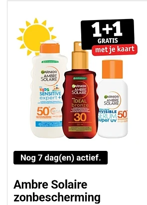 Kruidvat clubpromo Ambre Solaire zonbeschermi...