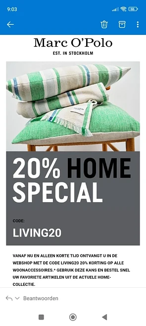 20% korting op alle woonaccessoires https://...