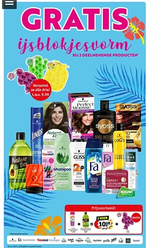 Kruidvat vanaf volgende week gratis ijsblokvo...
