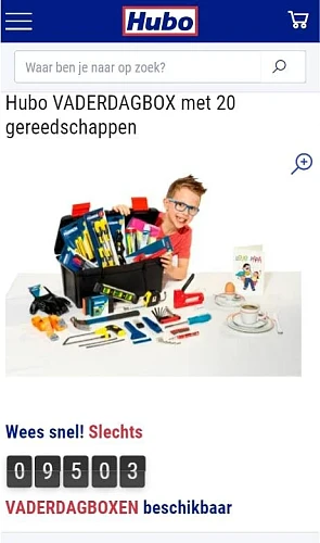 Hubo Vaderdagbox voor de handige harry's 🔧🔨...
