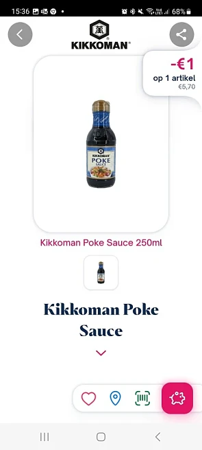 Shopmium - €1,00 kikkoman poke sauce