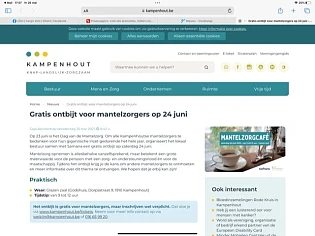 Op 23 juni is het Dag van de Mantelzorg. Om a...