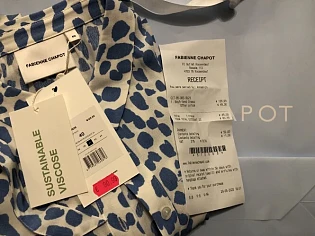 Kleedje Fabienne chapot, normaal €130, nu €49...