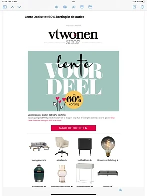 Lente Deals: tot 60% korting in de outlet Op...