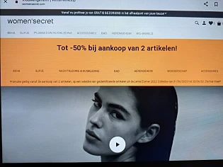 womensecret.com van 1 tot 30 juni tot -50% bi...