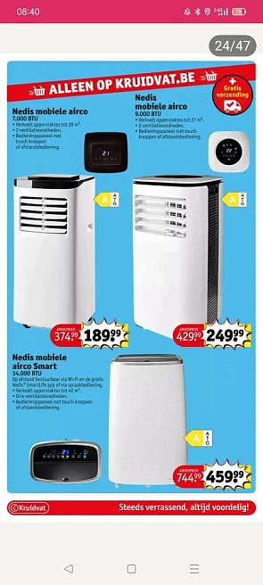 Super kortingen bij kruidvat.be op de nedis m...