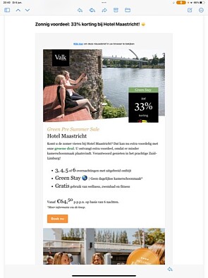 Green pre-Summer Sale van der valk Maastricht...