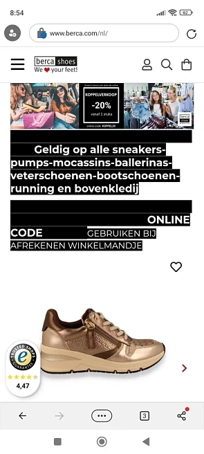 Koppelverkoop bij berca.com: 20% korting bij...