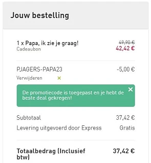 Alle online BONGO bonnen **-25% korting met d...