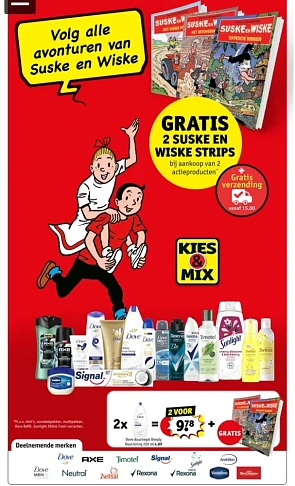Kruidvat vanaf volgende week 2 gratis Suske e...