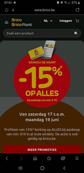 Vanaf morgen tot maandag 19/06 krijg je bij b...