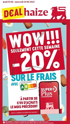 🥕🥒-20% sur les produits frais avec nutri-sc...