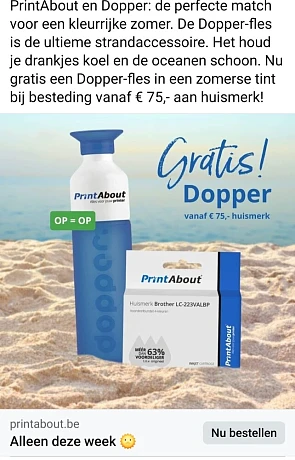 PrintAbout en Dopper: de perfecte match voor...
