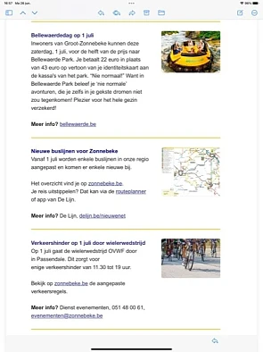 Bellewaerdedag op 1 juli Inwoners van Groot-Z...