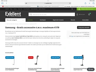 Samsung - Gratis accessoire t.w.v. maximum €1...