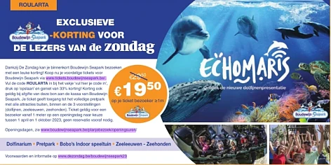 33% korting bij Boudewijnseapark: koop je tic...