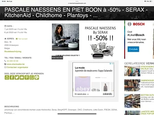 PASCALE NAESSENS EN PIET BOON à -50% - SERAX...