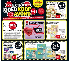 Kruidvat koopavond woensdag 26 juli van 17u00...