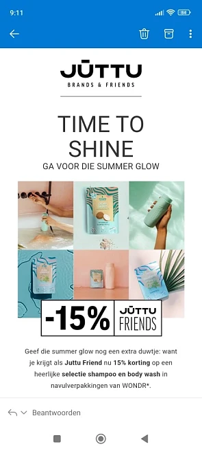 15% korting op WONDR refills en liquids voor...