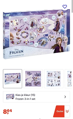 Totum Disney Frozen 2 - 3 in 1 Creatieve Hobb...