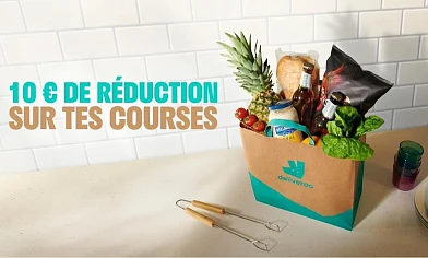 Réduction DELIVEROO de 10€ 🤩 ✅ Code GROCERY...