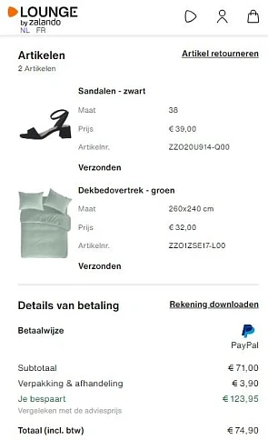 Onlangs Zalando Lounge ontdekt en zotte koopj...