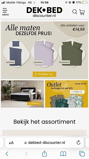 Alle dekbedovertrekken op dekbeddiscounter.nl...