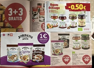 Delhaize vanaf donderdag 17/8 Jordans Ontbij...