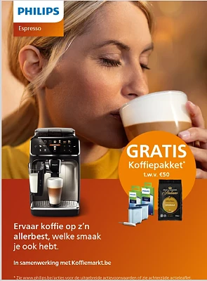 Philips Espresso Gratis Koffiepakket t.w.v. €...