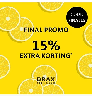 FINAL PROMO! 15% Extra korting op alles in de...