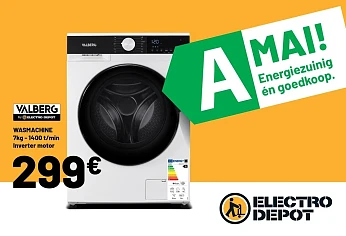Voor de kleine gezinnen! Valberg wasmachine 7...