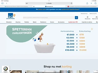 Sperrende Stapelkortingen bij https://www.x2o...