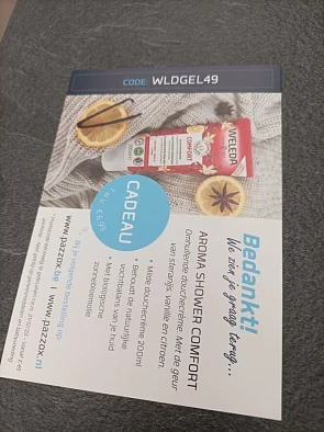 Gratis Weleda douchegel twv €6,99 bij aankoop...