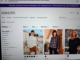madeleine-fashion.be wij vieren exclusieve mo...