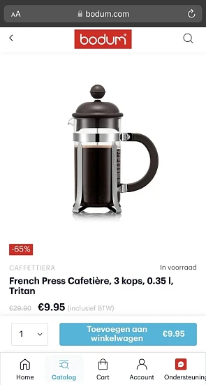 De Bodum Specials-Sales tot - 70%! Zie hiero...