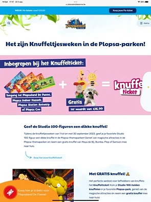 Tijdens de Knuffeltjesweken van 1 tot en met...