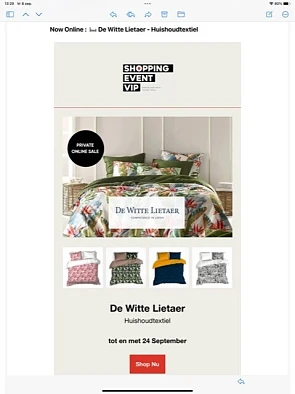 De Witte Lietaer Huishoudtextiel tot en met 2...