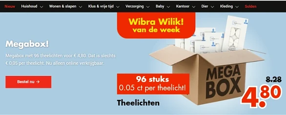Promo theelichtjes bij Wibra - Nu 96 stuks gr...