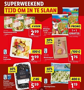 Leuke promo’s bij Lidl op vrijdag en zaterdag...