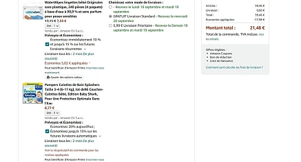 3x96 zwemluiers en 240 waterwipes voor 21,48...
