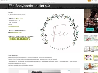 Fée Babyboetiek outlet 4.0 8/10 Sterrebeekstr...